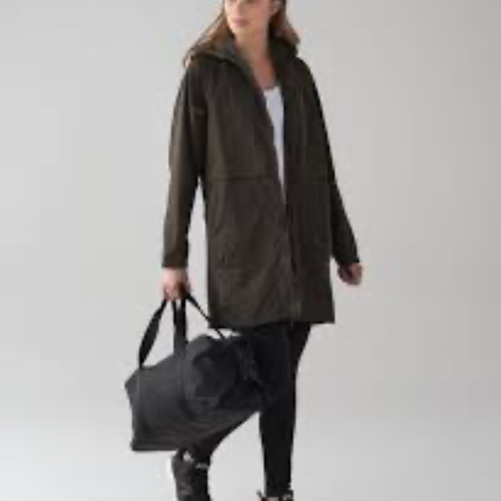 Lululemon Easy As Jacket Dark Olive Women's Size 6